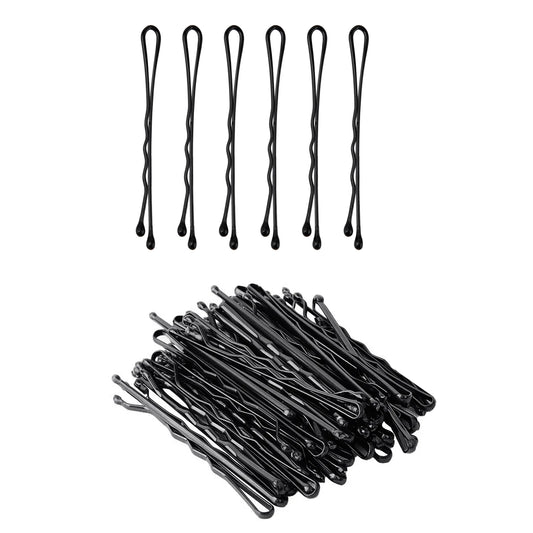 Fine Lines UK 60 Bobby Pins - Black, Brown
