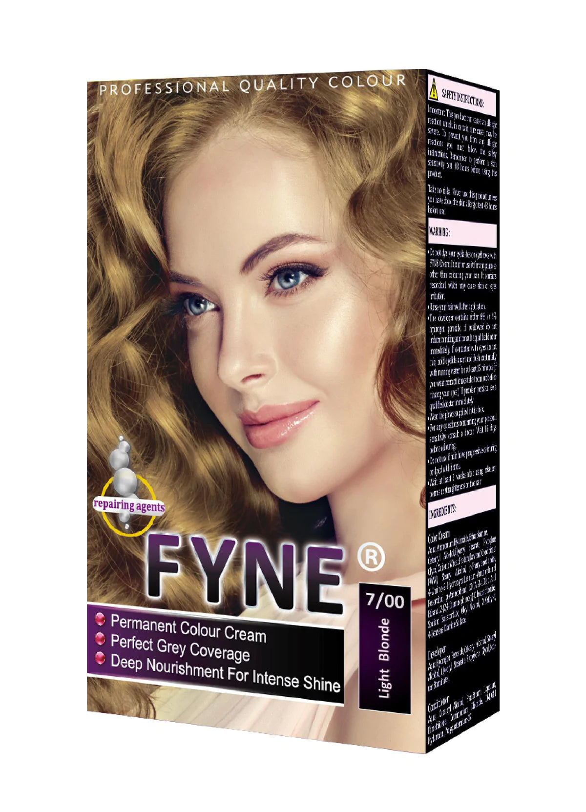 FYNE Cream Hair Colour -  Permanent Cream Dye