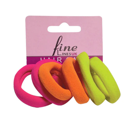 Fine Lines UK 6 Pack Ponytail Elastic 6005-C