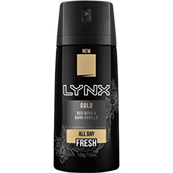 Lynx Gold Oud Wood & Dark Vanilla Deodorant and Bodyspray - 150ml