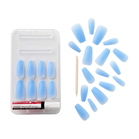 KISS GoldFinger Gel Glam Manicure Nails GC15