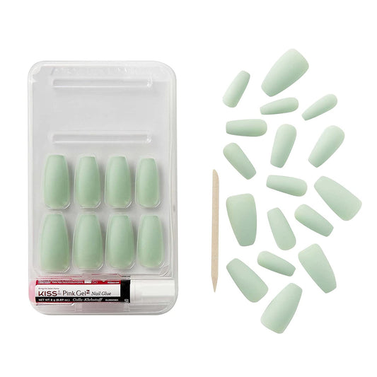 KISS GoldFinger Gel Glam Manicure Nails GC12