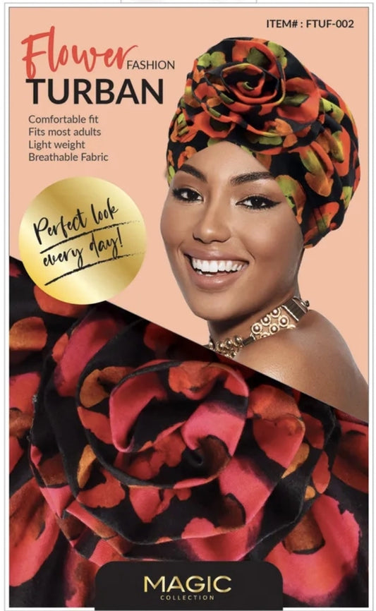 Magic Collection Fashion Turban - Flower