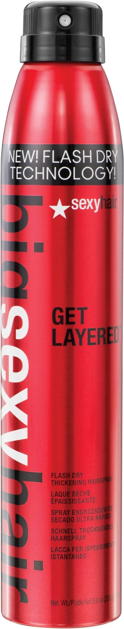 Big Sexy Hair Get Layered Flash Dry Thickening Spray - 275ml