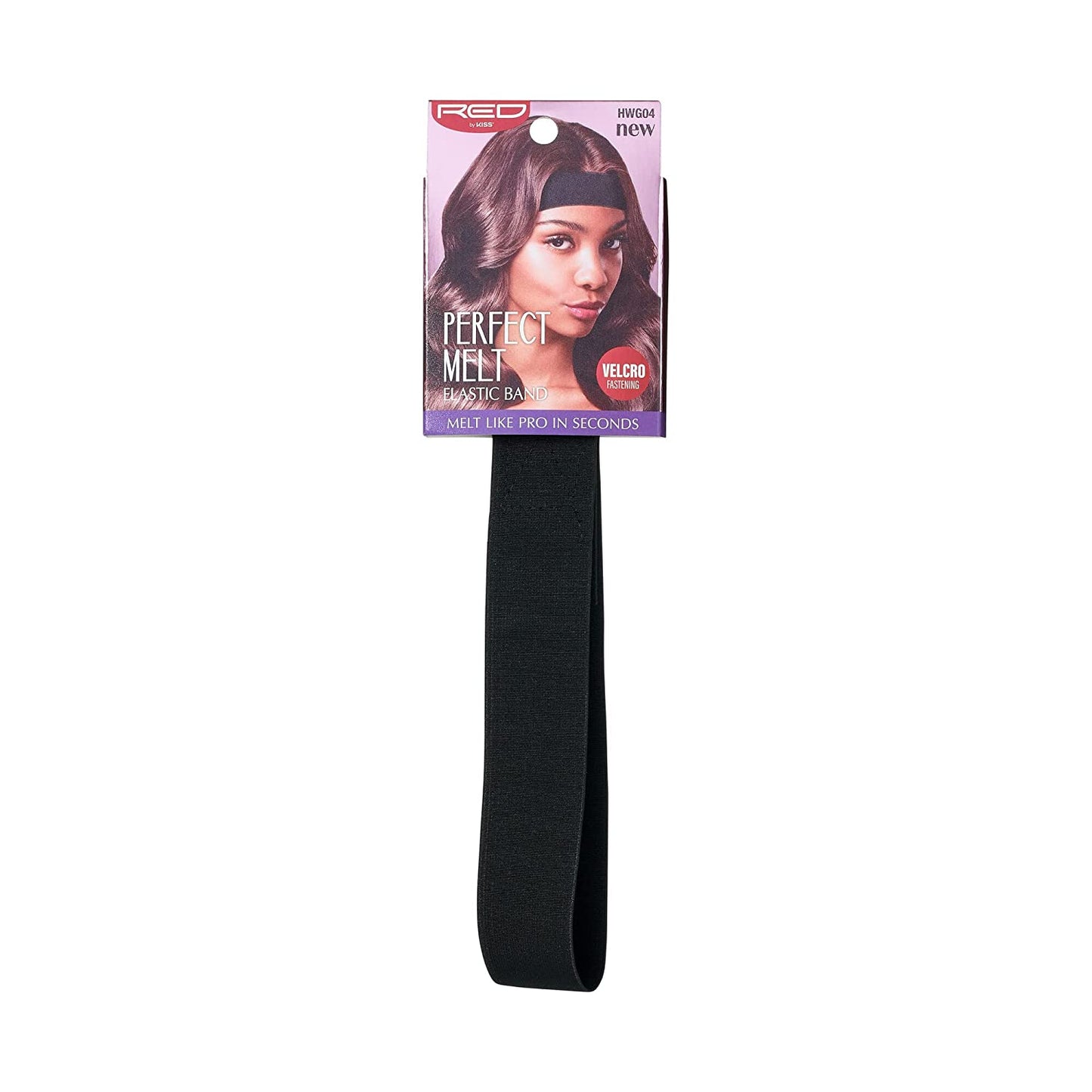Red by Kiss Perfect Melt Elastic Band  1 1/8"- HWG04 Black