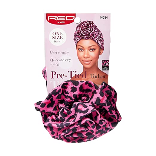 Ruby Kisses Pre Tied Top Knot Turban - HQ54
