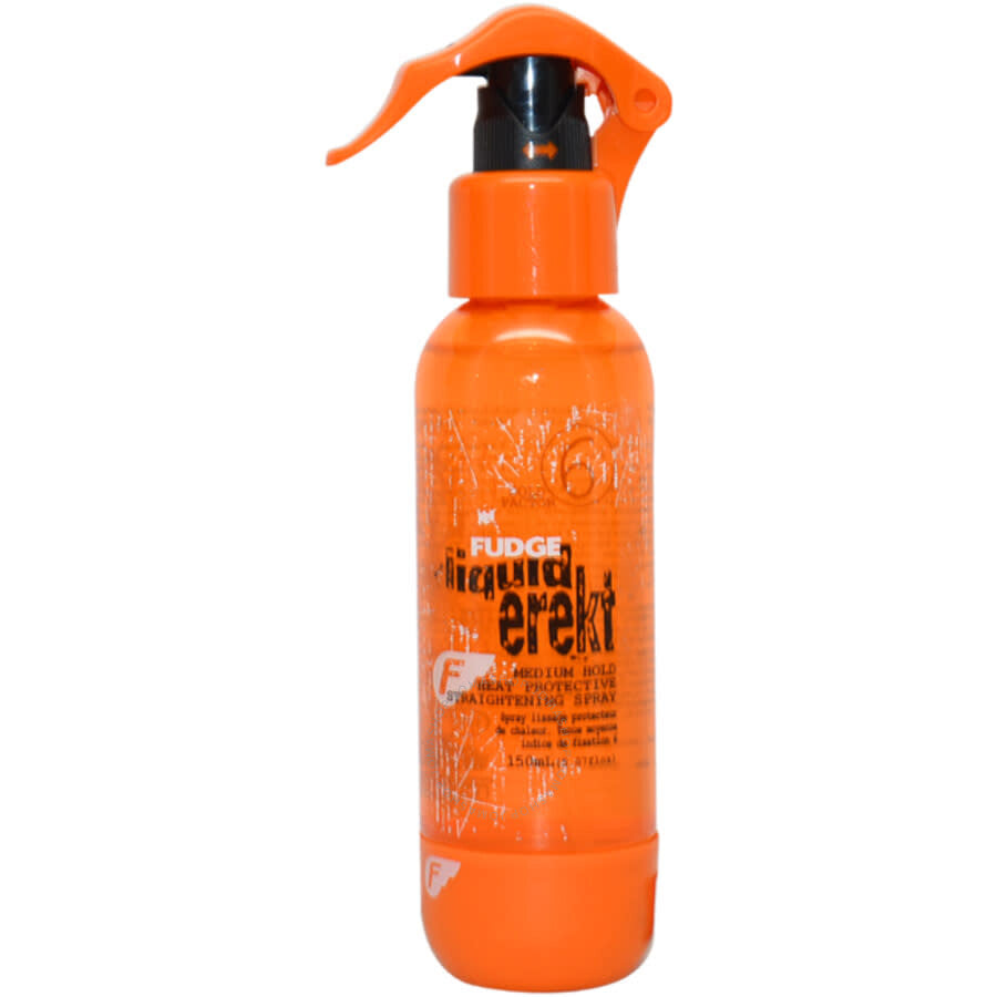 Fudge Liquid Erekt Medium Hold Heat Protective Straightening Spray by for Unisex