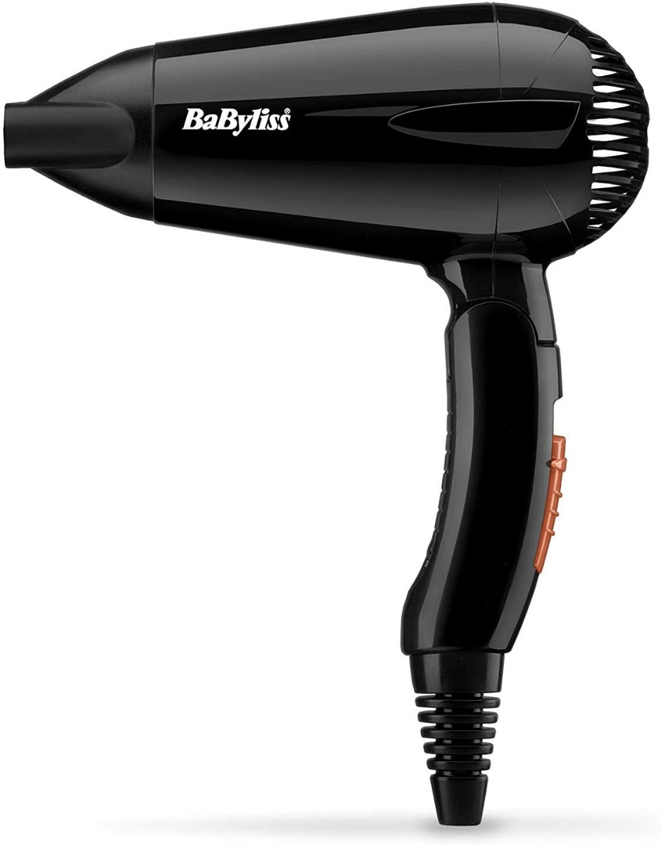 Babyliss Travel 2000 W Hair Dryer - Black