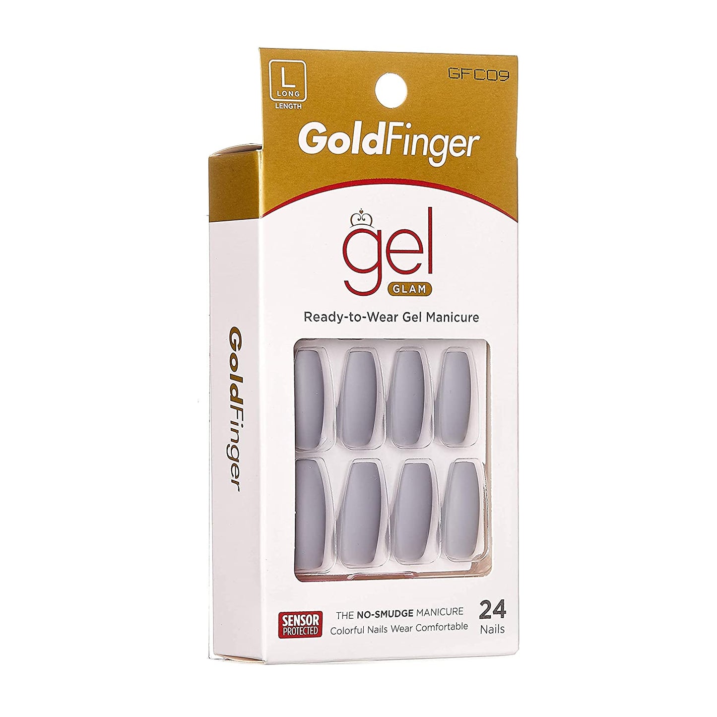 KISS GoldFinger Gel Glam Manicure Nails GFC09