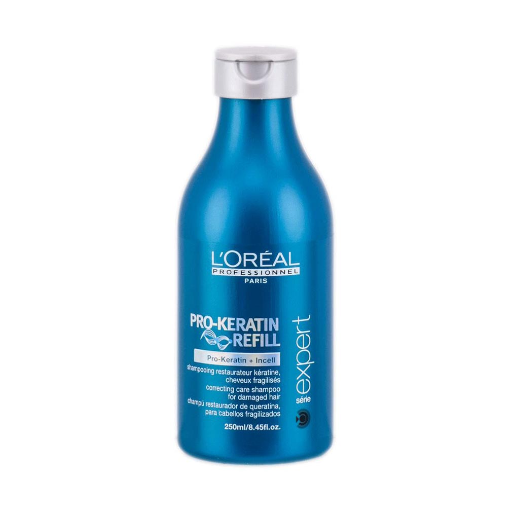 Loreal Professionnel Paris Serie Expert Pro-Keratin Refill Correcting Care Shampoo For Damaged Hair - 250ML