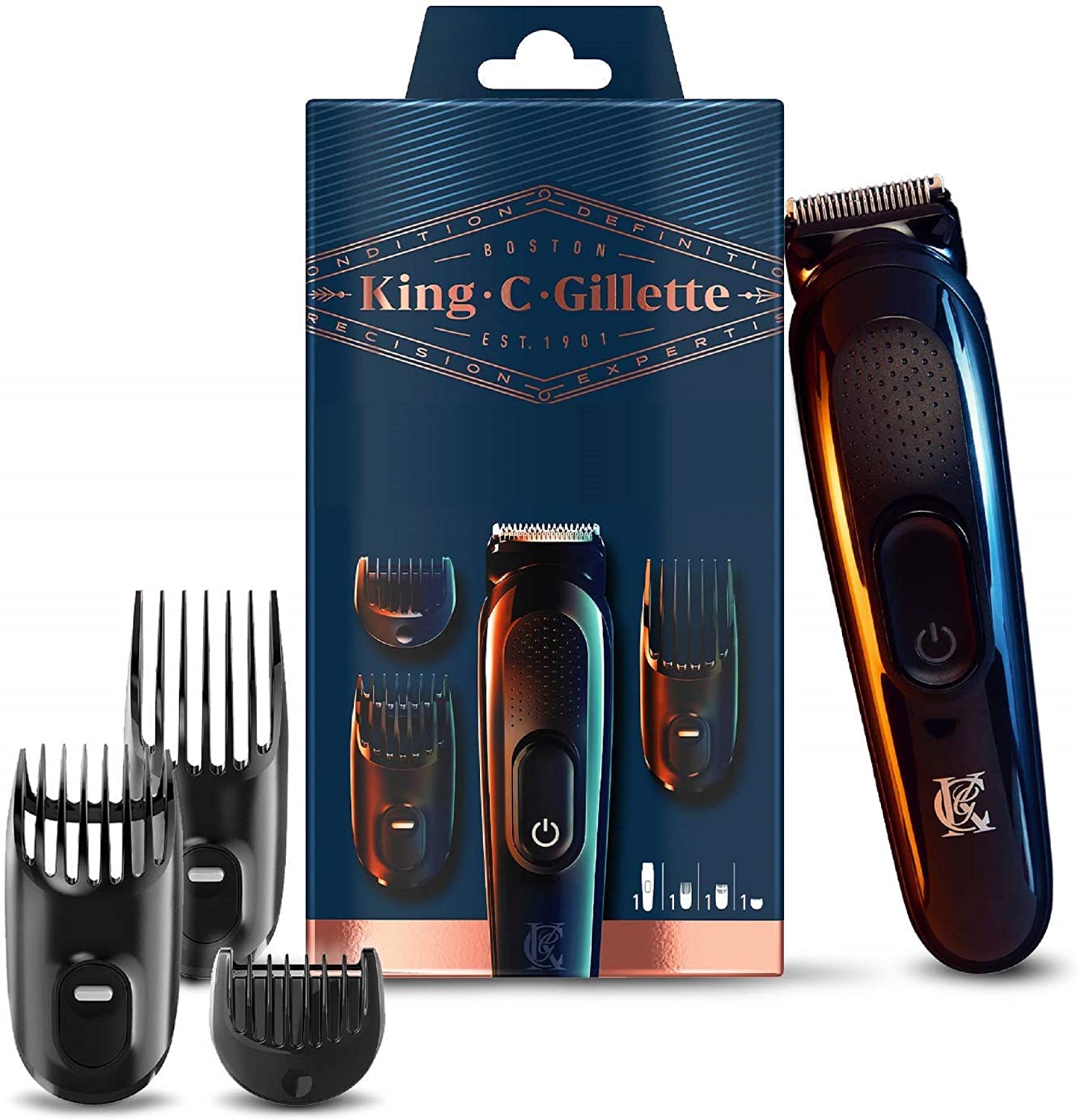 King C. Gillette Cordless Beard Trimmer Kit for Men