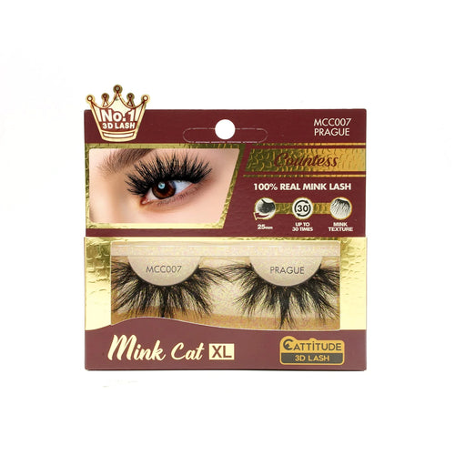 Mink Cat XL 25mm 3D Lashes Countess