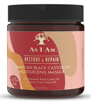 As I Am Jamaican Black Castor Oil Moisturizing Masque 8oz.