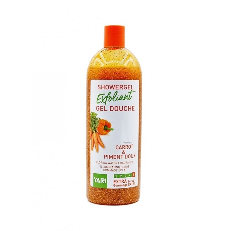 Yari Exfoliant Showergel Carrot & Piment Doux - 1000ml