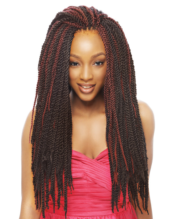 Janet Collection 2X Mambo Tantalizing Twist Crochet 14" & 18"