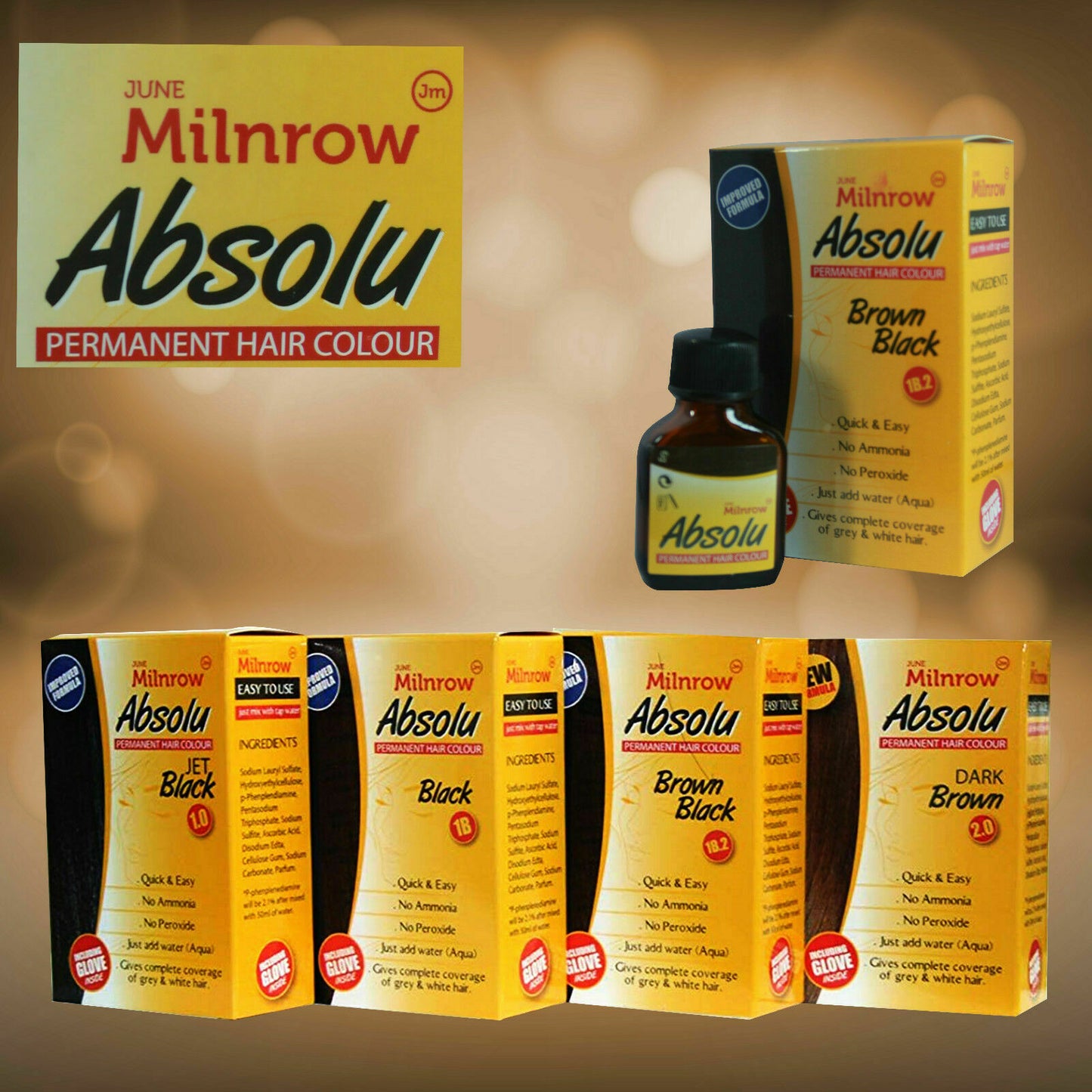 Milnrow Absolu Permanent Hair Colour