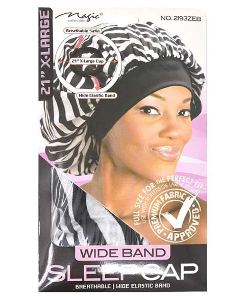Magic Collection 21" X-Large Satin Sleep Cap - 2193zeb