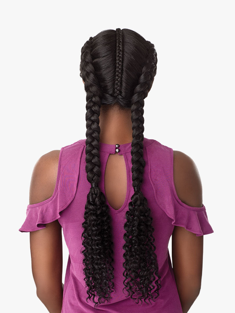 Sensationnel Cloud9 Ruwa 4x4 Swiss Braided Lace Front Wig - Bohemian Dutch Braid