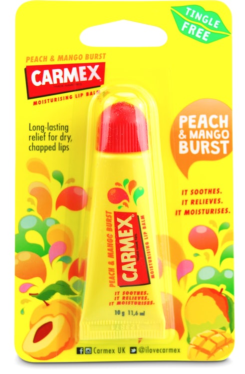Carmex Peach and Mango Burst Lip Balm - 10G