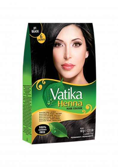 Dabur Vatika Henna Jet Black Hair Colour - 2.11oz