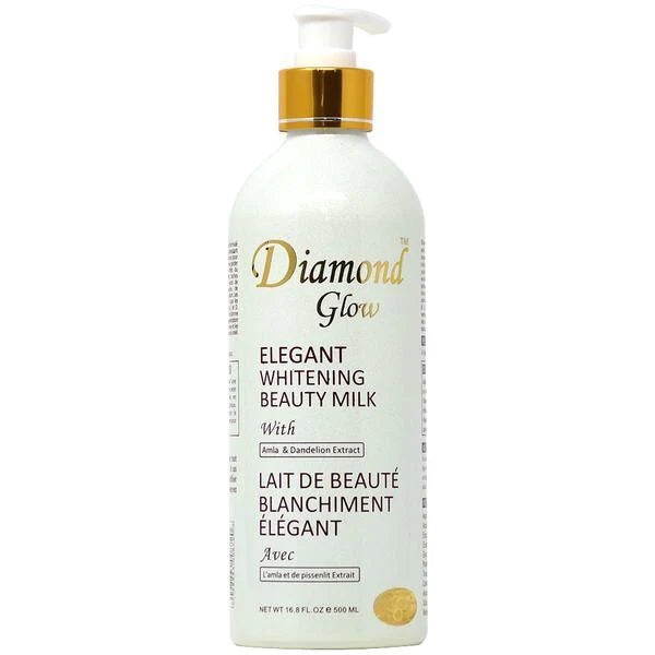 Diamond Glow Elegant Whitening Beauty Milk - 16.8 Oz