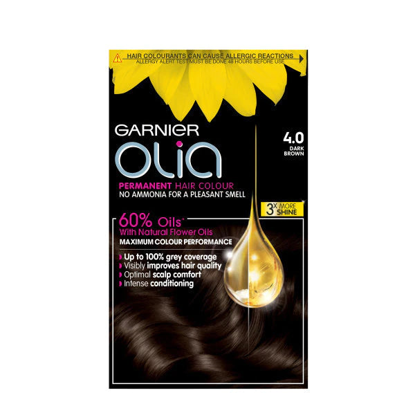 Garnier OLIA Permanent Hair Dye Colour Cream Different Shades Ammonia Free