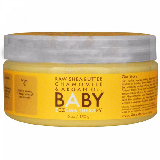 Shea Moisture Organic Raw Shea Butter Baby Eczema Therapy 6Oz (Pack Of 3)