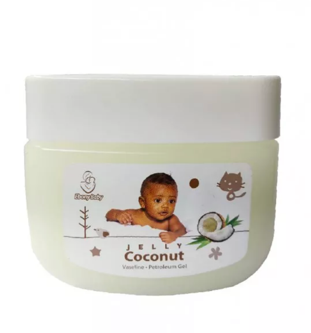 Ebony Baby Jelly Petroleum Gel - Coconut 13oz