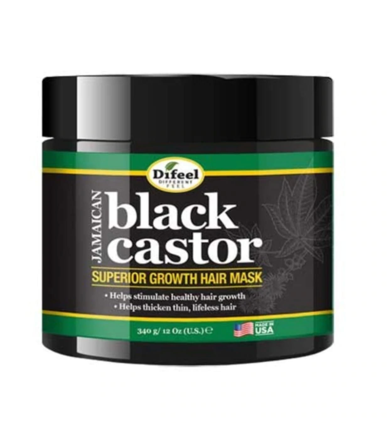 Difeel Jamaican Black Castor Oil Superior Growth Hair Mask 120z