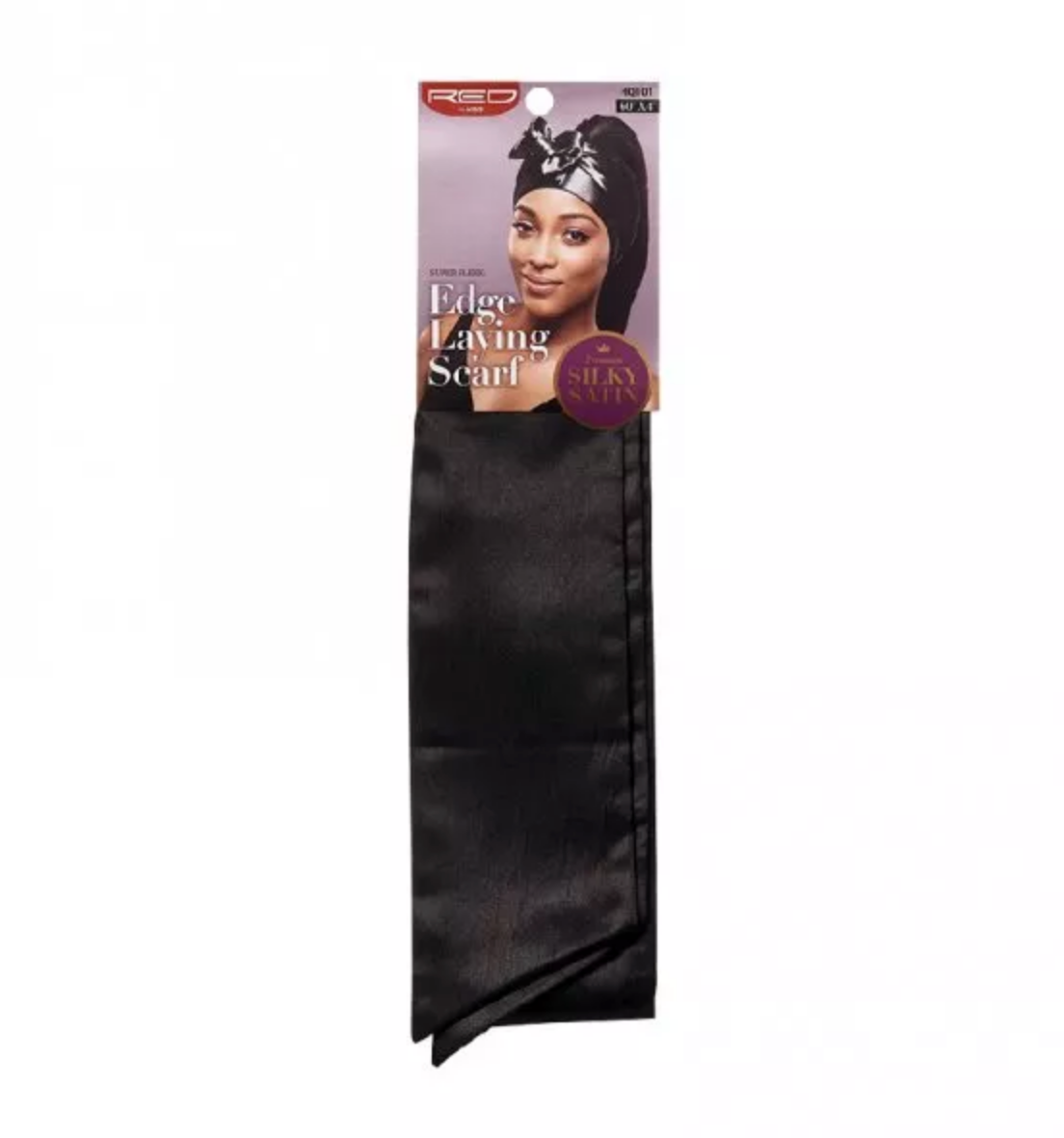 Red by Kiss Edge Laying Scarf Wrap For Hair Edge Silky Satin Scarf