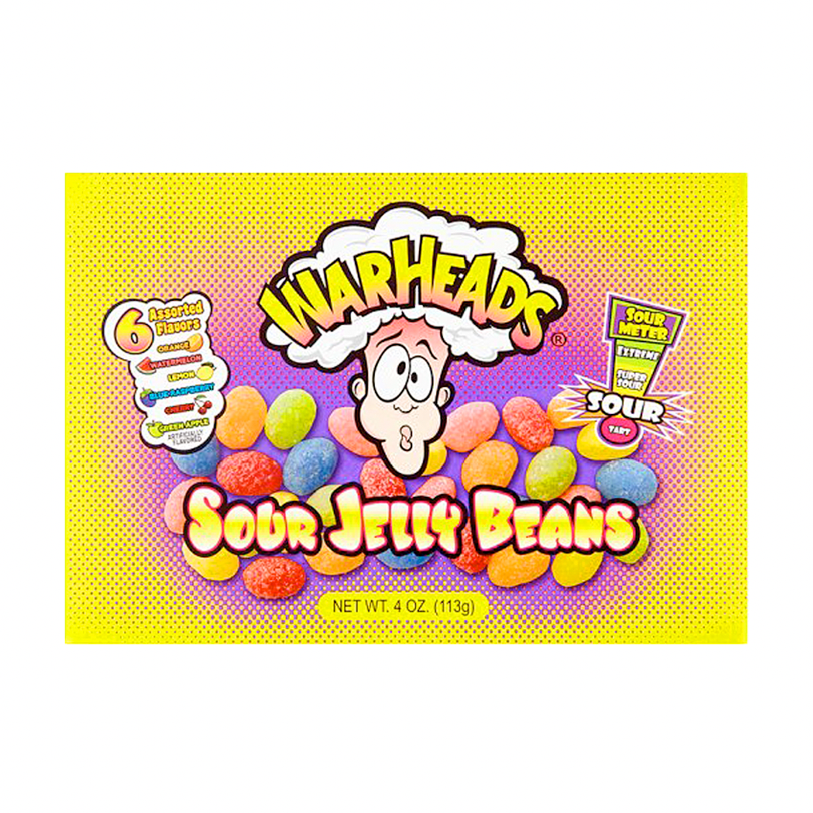 Warheads Sour Jelly Beans Theatre Box 113g