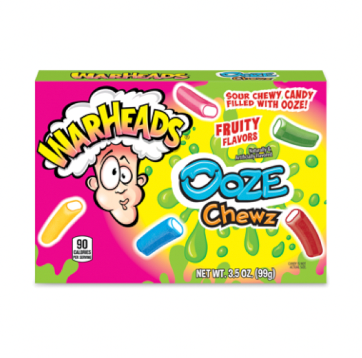 Warheads Ooze Chews Theatre Box 99g