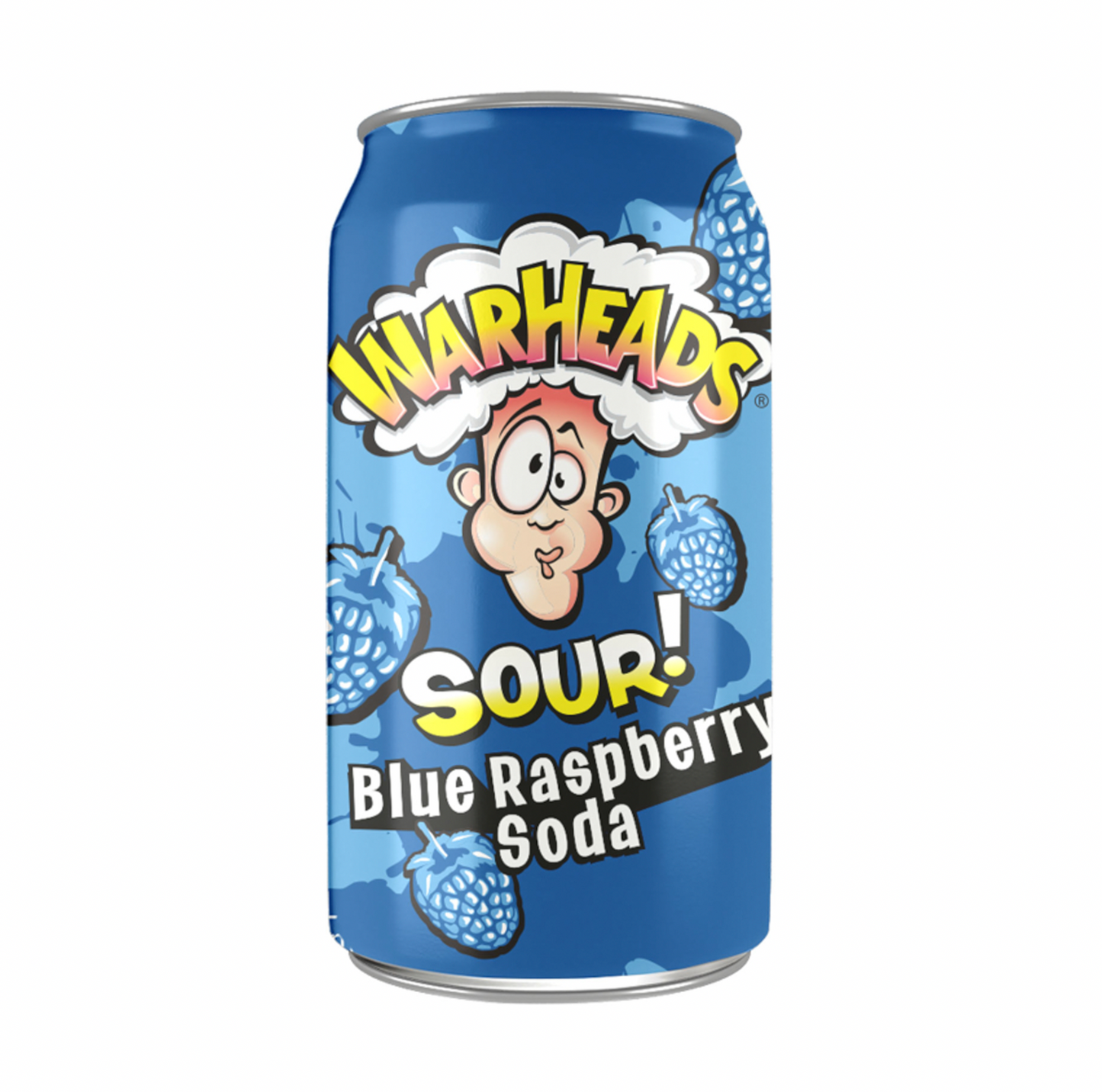 Warheads Sour! Soda Blue Raspberry 355ml