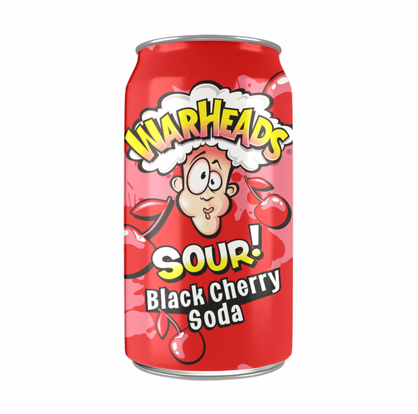 Warheads Sour! Soda Black Cherry 355ml