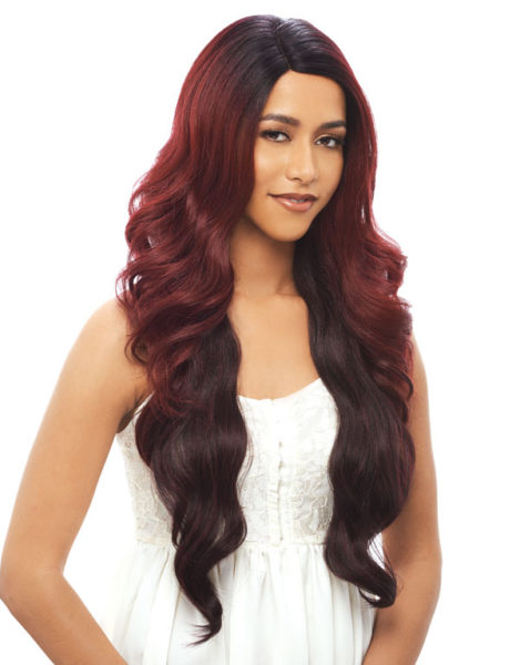 Janet Collection Human Hair Blend Lace Front Wig Brazilian Scent - AILEEN