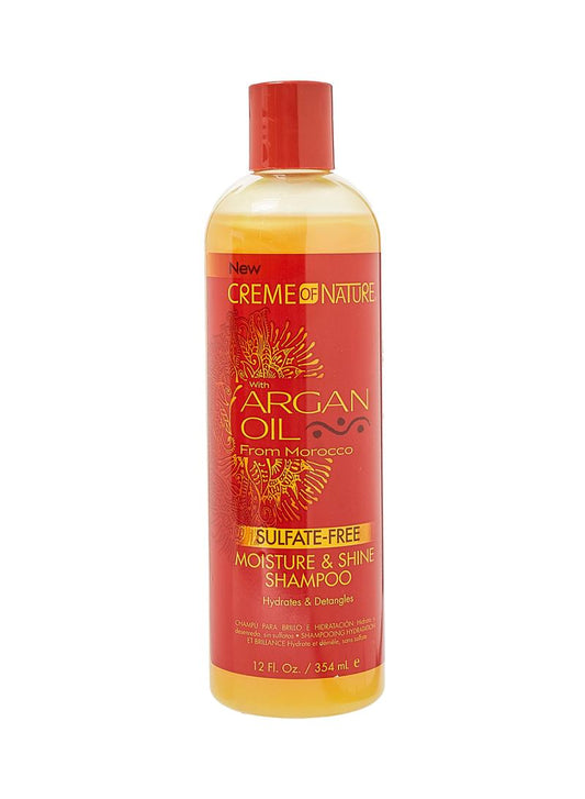 Creme Of Nature Moisture & Shine Shampoo With Argan Oil 12Oz (354ml) - product detail | CC Hair & Beauty