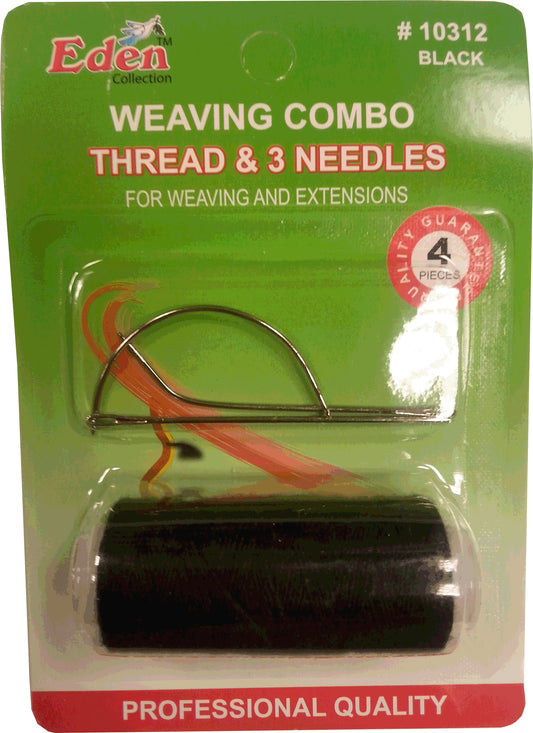 Eden Weaving Combo Thread and 3 Needles