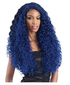  Freetress Equal Synthetic Lace Front Wig Flexie Curl Braid