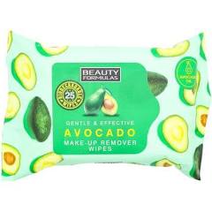 Beauty Formulas 25 Gentle & Effective Avocado Make-Up Remover Wipes