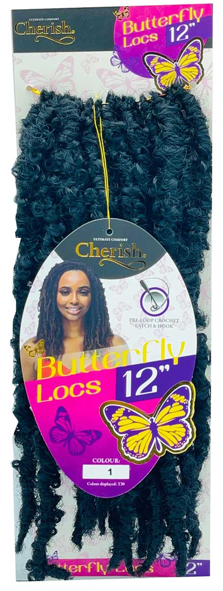 Cherish Butterfly Locs 12"