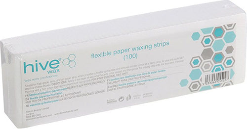 Hive Flexible Paper Waxing Strips (100)