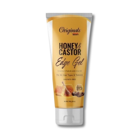 Africas Best Originals Honey & Castor Edge Gel - 4 Oz