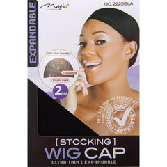 Magic Collection Stocking Wig Cap #2225Bla - (2 Pieces) | Shop at CC Hair & Beauty UK
