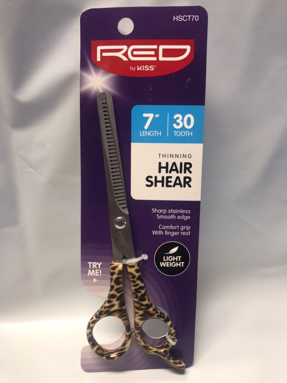 Red By Kiss tooth thinning hair shear hsct70 stainless smooth edge