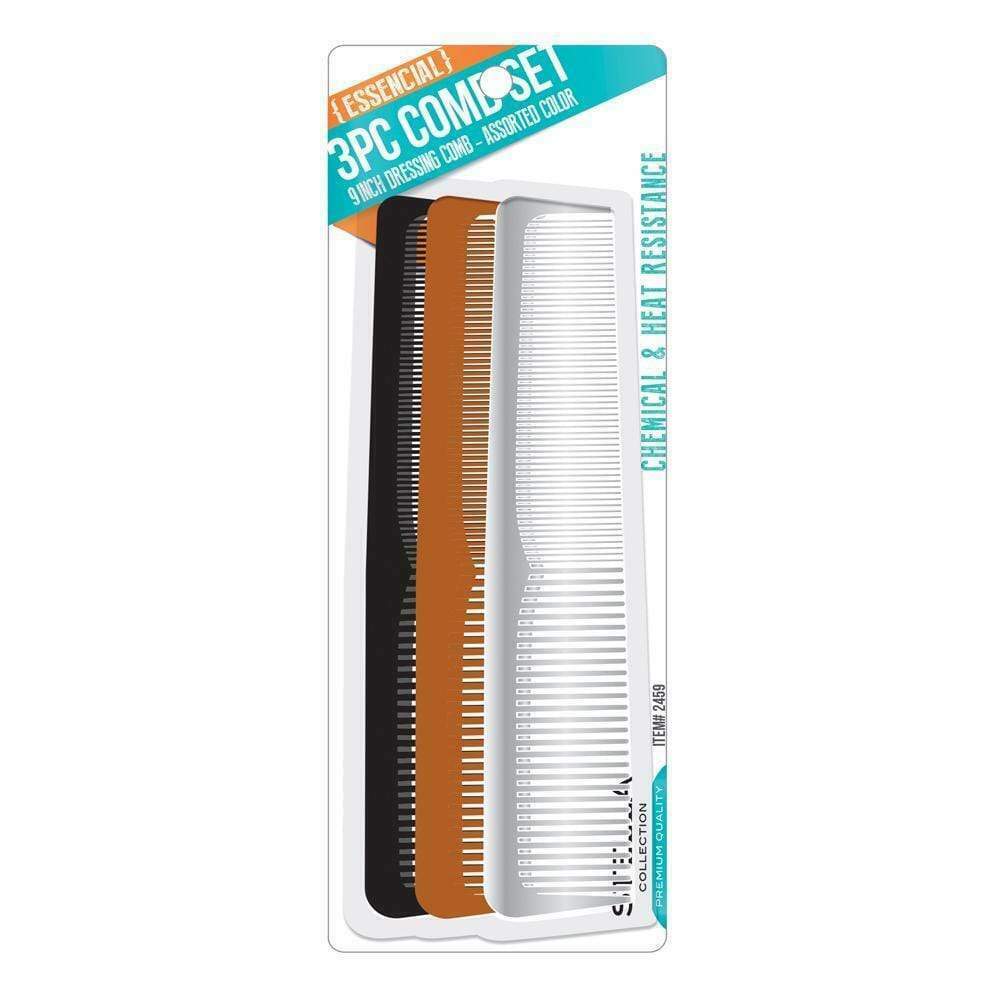 Stella Collection Comb Set 3 Pcs (Assorted) #2459