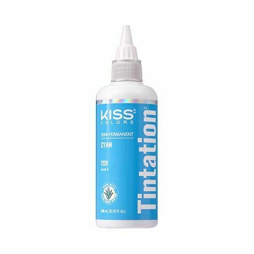 Kiss Colors Tintation Semi Permanent Hair Color With Aloe Vera Water -5Oz