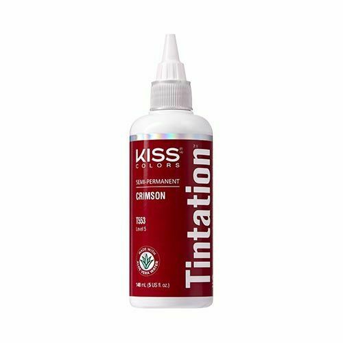 Kiss Colors Tintation Semi Permanent Hair Color With Aloe Vera Water -5Oz