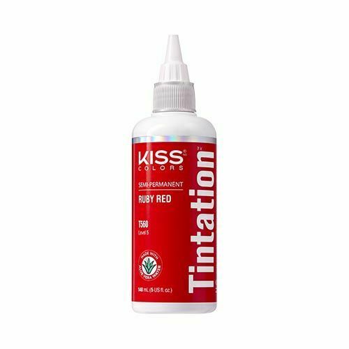 Kiss Colors Tintation Semi Permanent Hair Color With Aloe Vera Water -5Oz