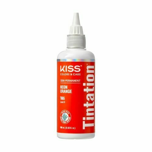 Kiss Colors Tintation Semi Permanent Hair Color With Aloe Vera Water -5Oz