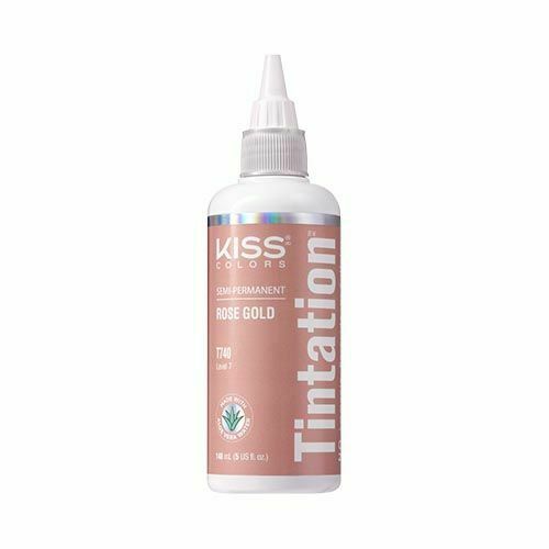 Kiss Colors Tintation Semi Permanent Hair Color With Aloe Vera Water -5Oz